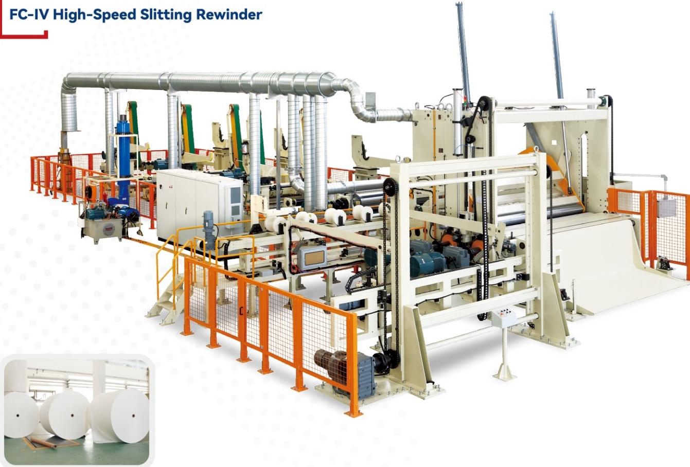 DeChangYu slitting and rewinding equipment line