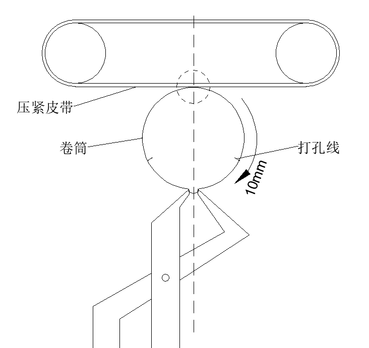 Tail-sealing mechanism diagram A